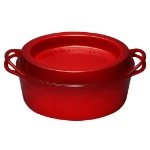 Cocotte Ovale Doufeu 5,8L Rouge Le Creuset